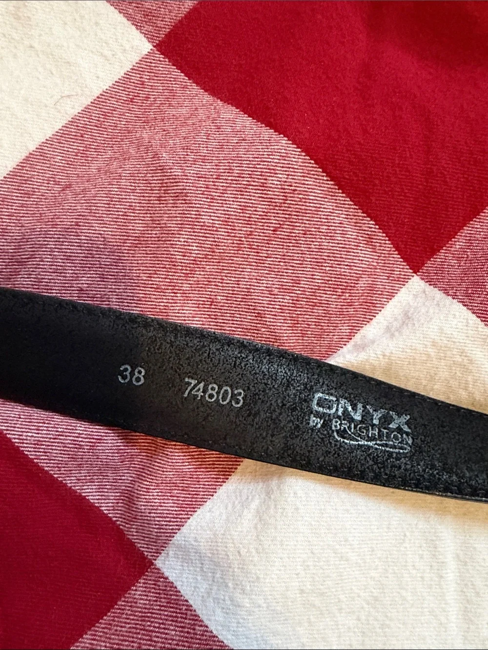 Vtg Brighton Leather Belt 1993